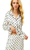 LULU SATEEN DOT PJ SET