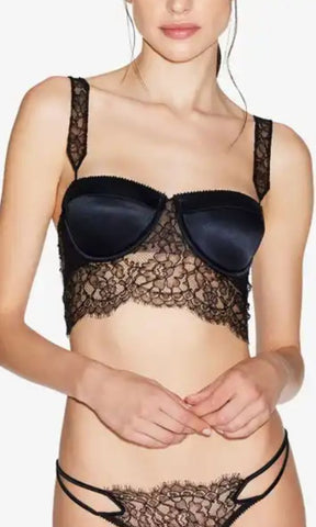 PARIS BLACK LACE BRA TOP